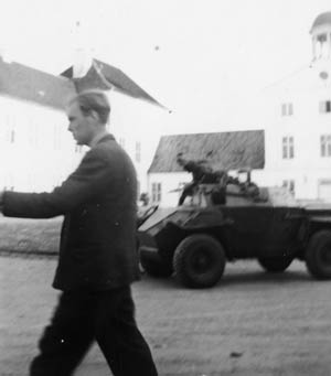 Graasten SS-lazaret. Engelske soldater leder efter Dr. Werner Heide. www.avlg.dk 